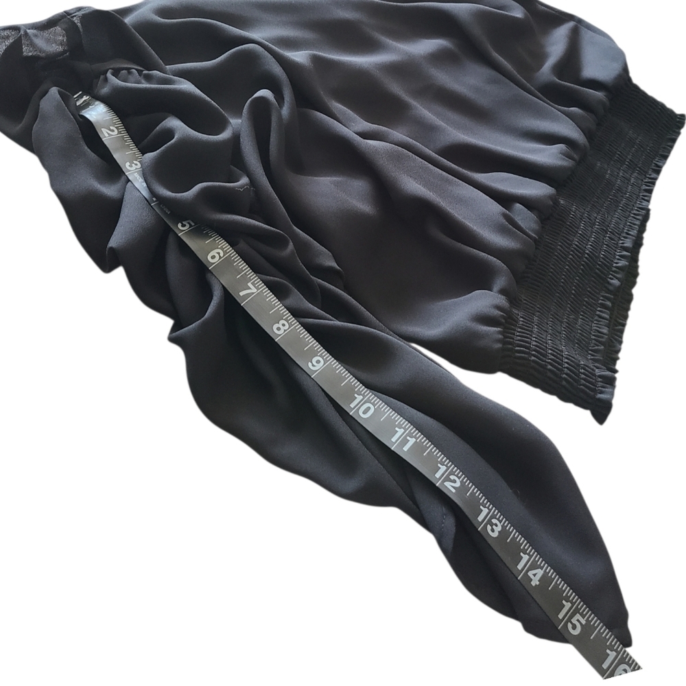 EXPRESS | 3/4 SLEEVE BLOUSE | BLACK |SIZE LARGE - Picture 6 of 12